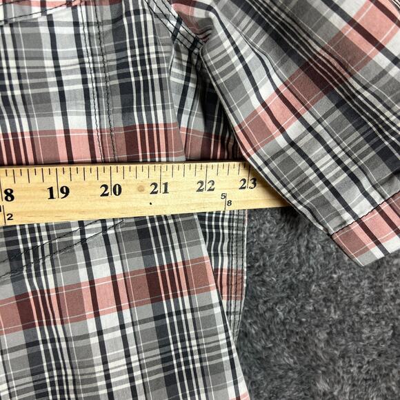 Carhartt Force Shirt Mens Large Relaxed Fit Plaid Short Sleeve 104259 Workwear - Picture 5 of 7